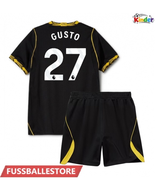 Günstige Chelsea Malo Gusto #27 Auswärts Trikotsatzt Kinder 2026-27 Kurzarm (+ Kurze Hosen)